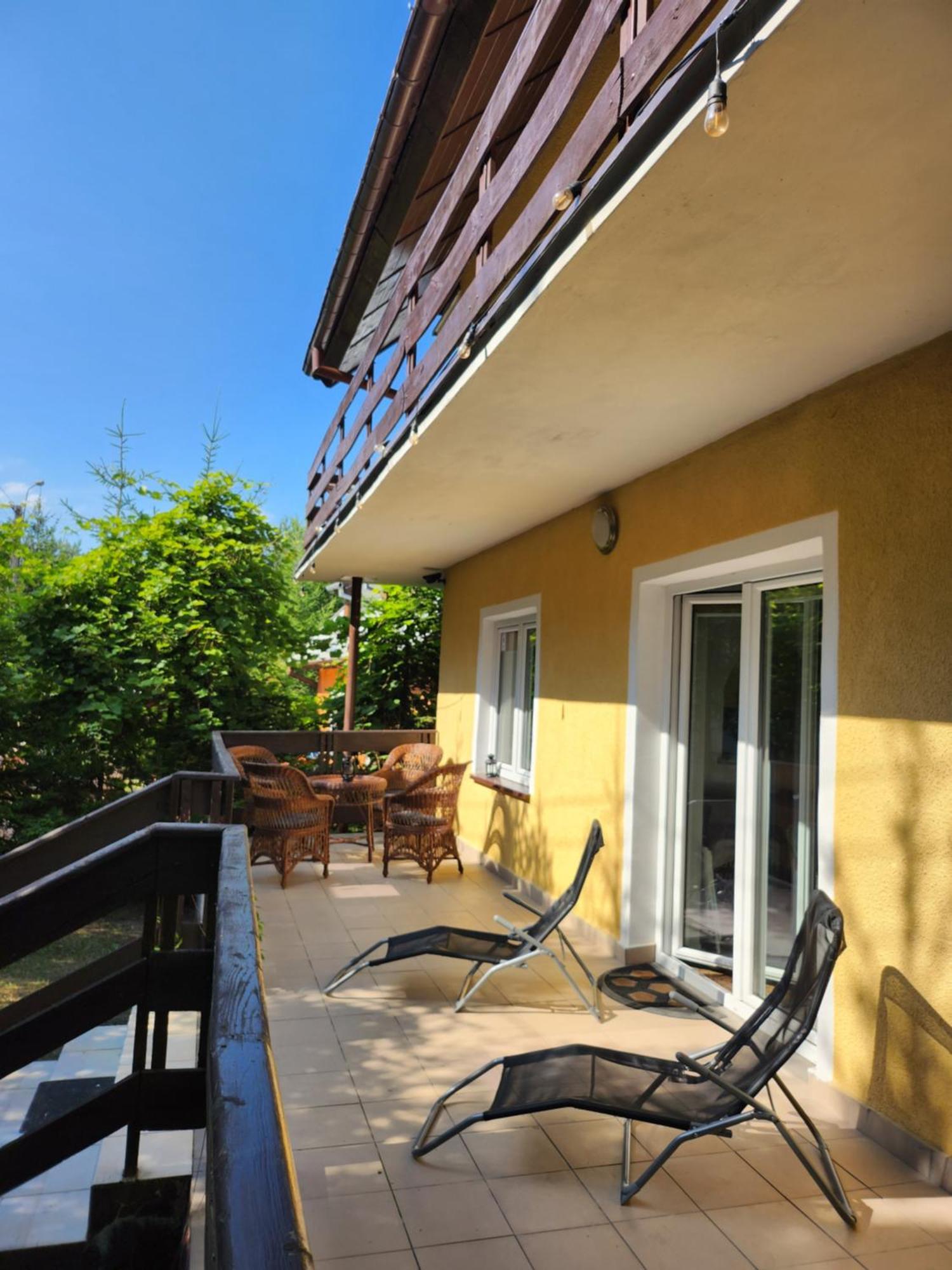 Duzy Dom Wilkasy Zalesie 100M Od Plazy Villa Buitenkant foto